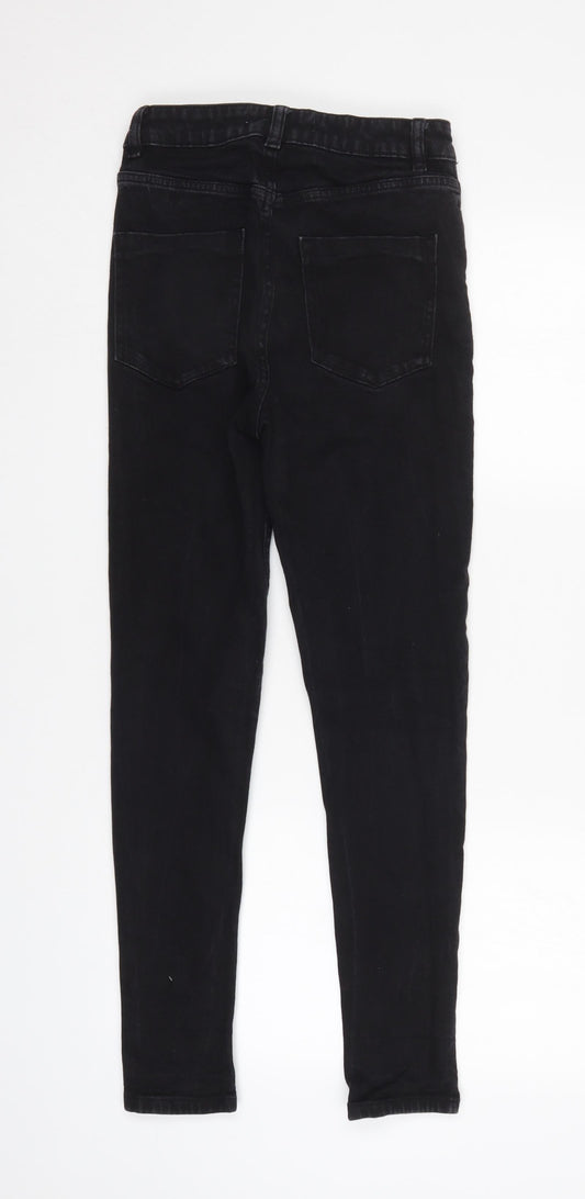 Zara Womens Black   Tapered Jeans Size 8 L28 in