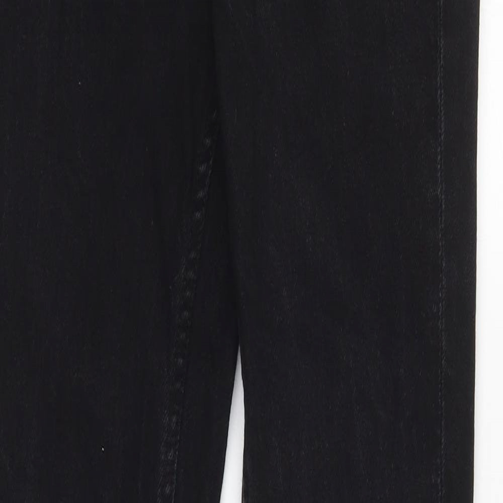 Zara Womens Black   Tapered Jeans Size 8 L28 in