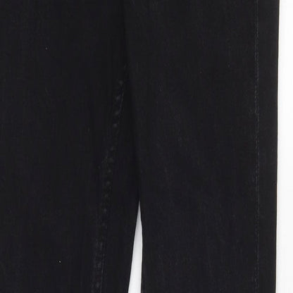 Zara Womens Black   Tapered Jeans Size 8 L28 in