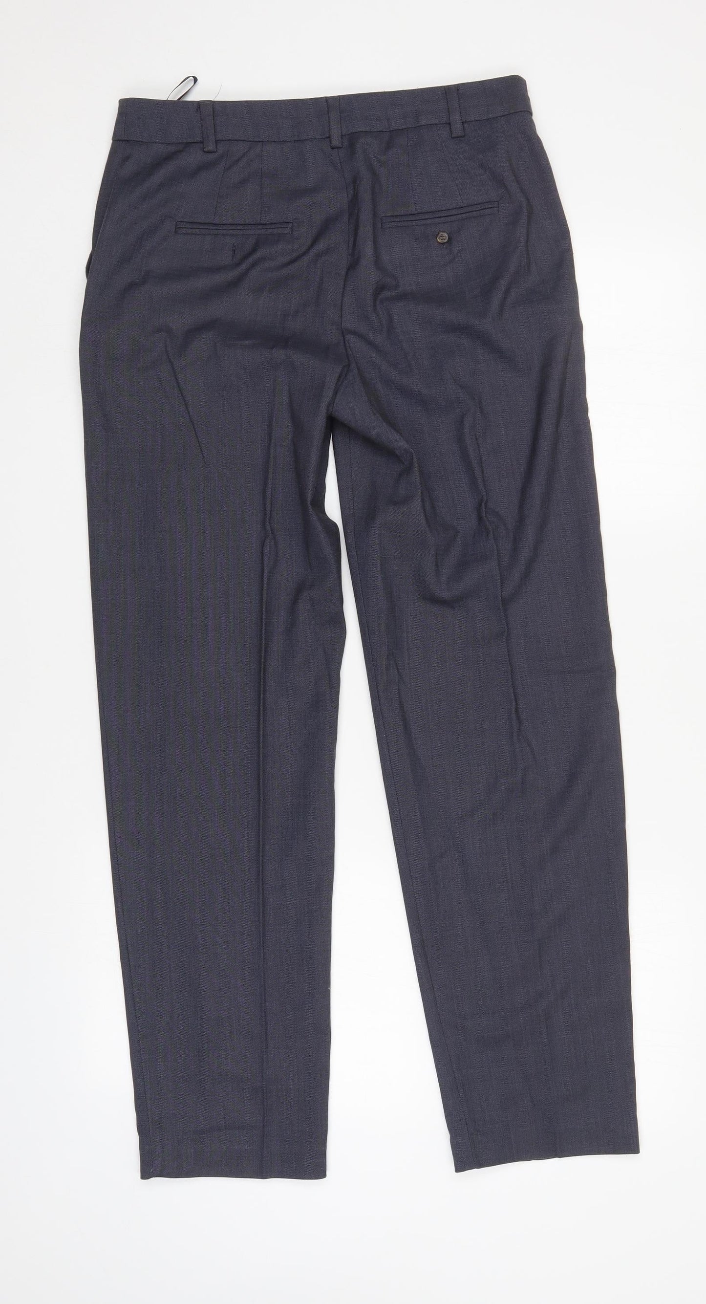 Womens UK Size 8 M&S Regular Fit  Grey Trousers