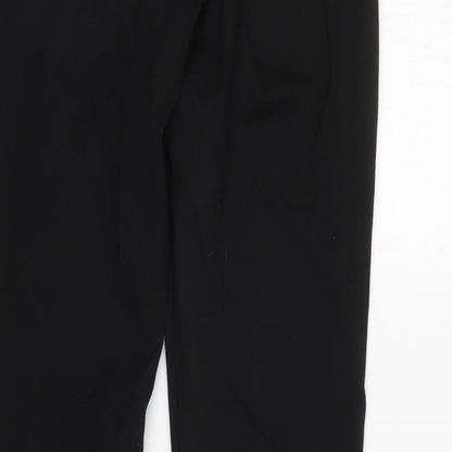 Womens UK Size 10 Next Regular Fit  Black Trousers
