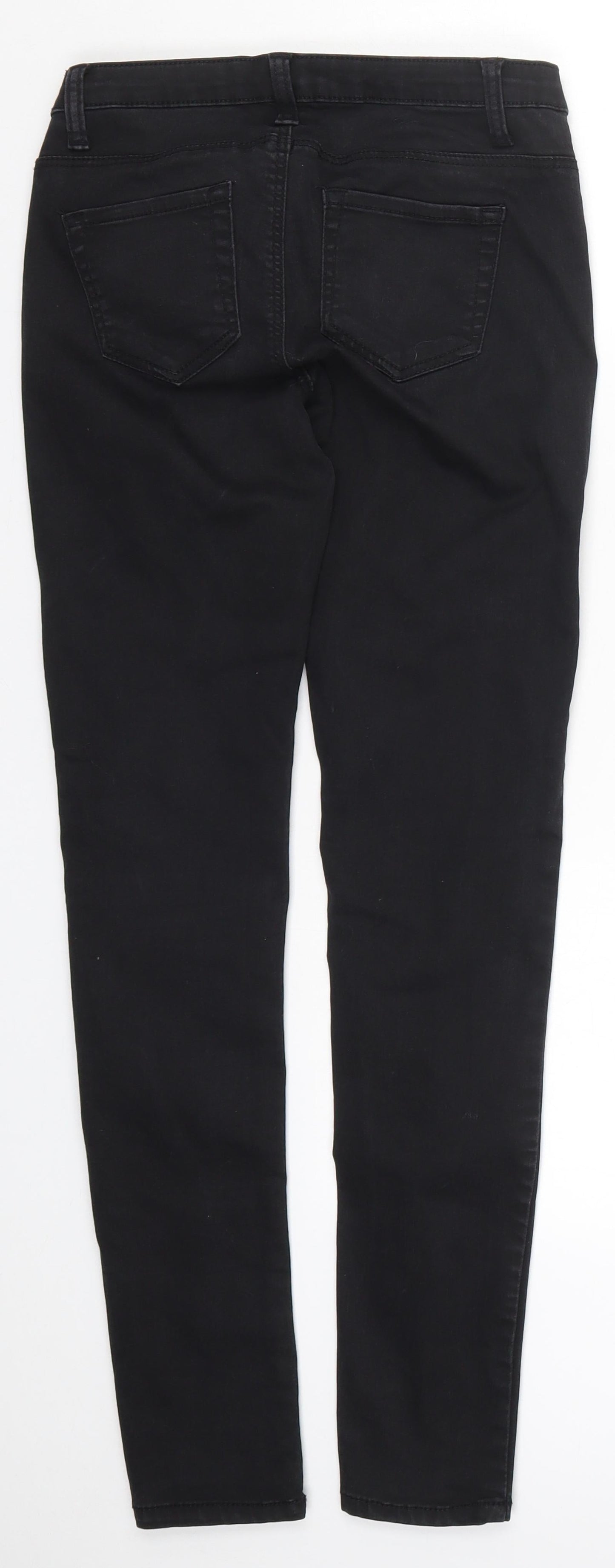 Denim Co Womens Black  Denim Skinny Jeans Size 6 L28 in