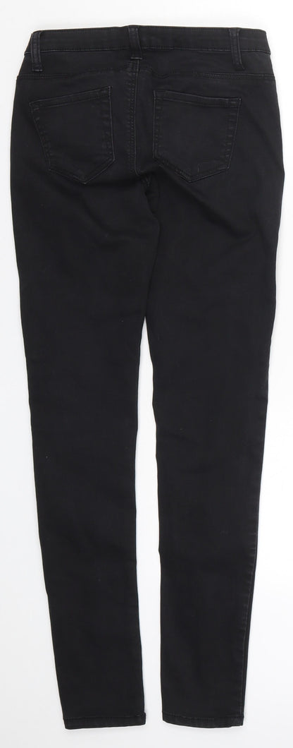 Denim Co Womens Black  Denim Skinny Jeans Size 6 L28 in