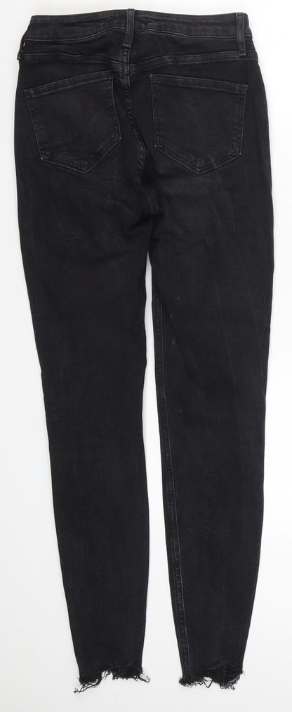 Denim Co Womens Black  Denim Skinny Jeans Size 8 L28 in