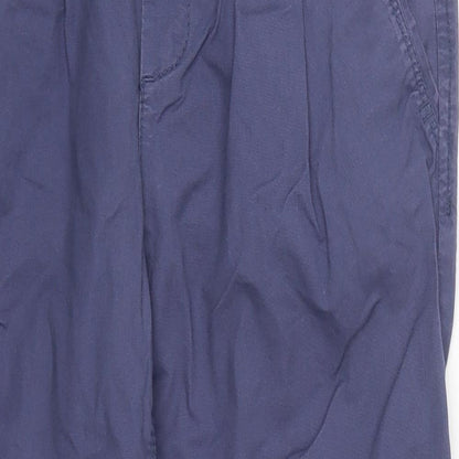 Womens UK Size 6 Esprit Regular Fit Cropped Blue Trousers
