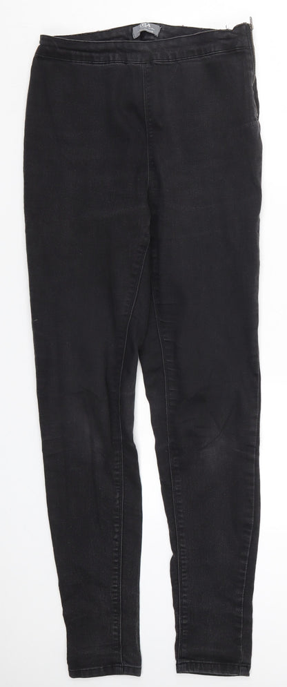 Dorothy Perkins Womens Black  Denim Jegging Jeans Size 10 L30 in