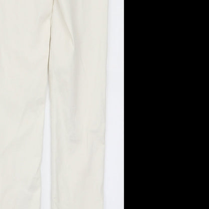 Womens UK Size 33 in H&M Regular Fit Skinny White Jeans