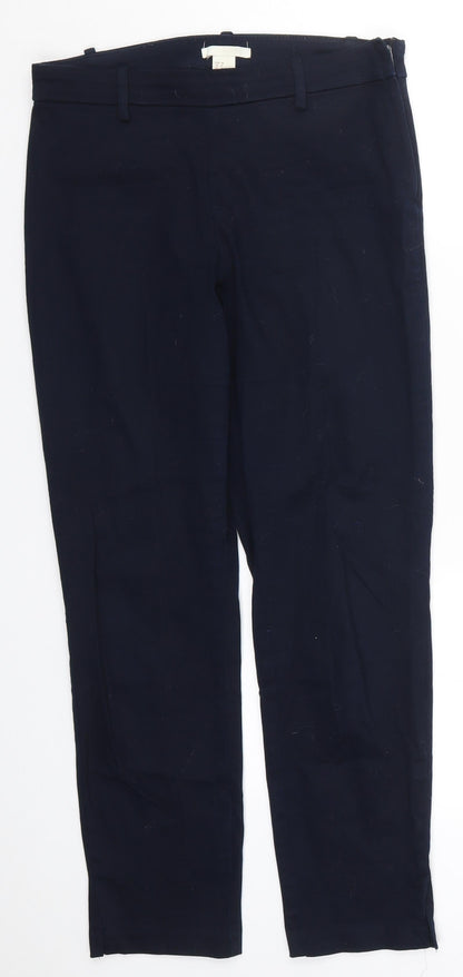 Womens UK Size 10 H&M Regular Fit  Blue Trousers