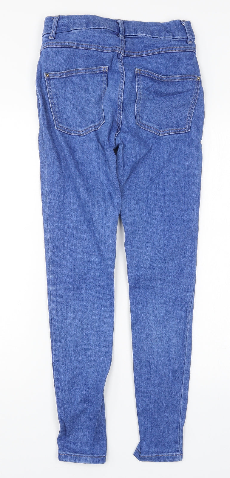 Womens UK Size 8 Marks and Spencer Regular Fit Skinny Blue Jeans