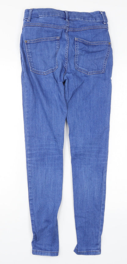 Womens UK Size 8 Marks and Spencer Regular Fit Skinny Blue Jeans