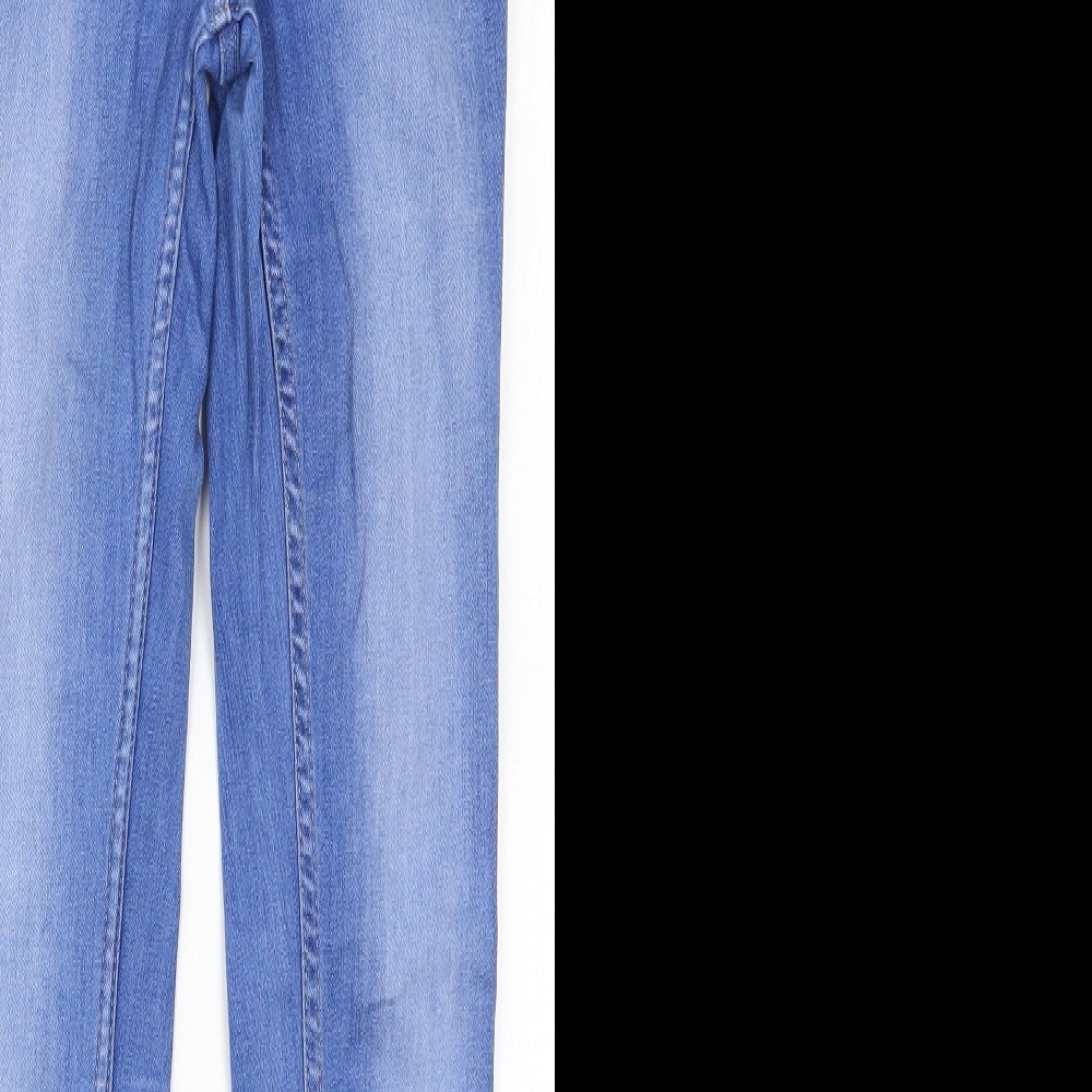 Womens UK Size 8 Marks and Spencer Regular Fit Skinny Blue Jeans