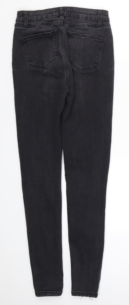 Denim Co Womens Grey  Denim Skinny Jeans Size 6 L27 in