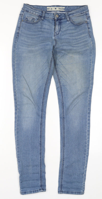 Denim Co Womens Blue  Denim Skinny Jeans Size 8 L31 in