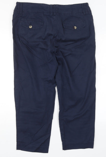 Womens UK Size 37 in NEXT Regular Fit  Blue Trousers