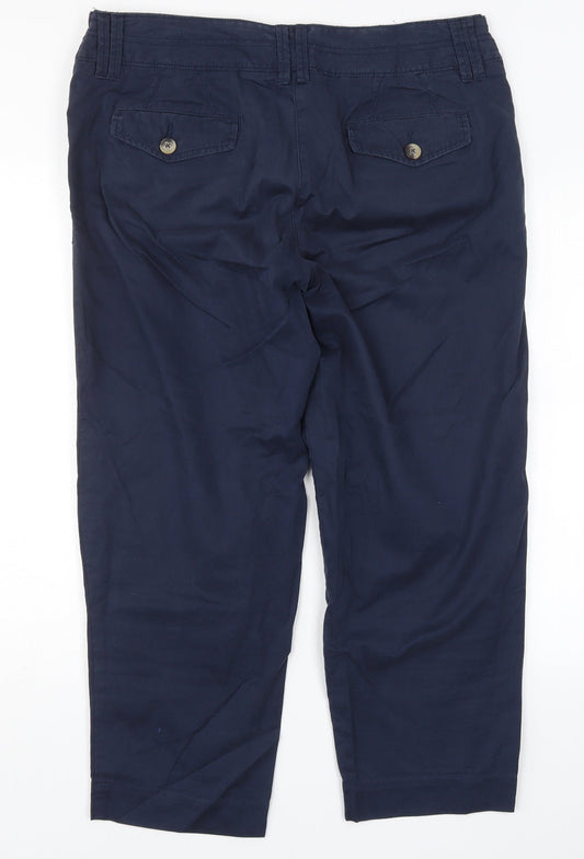 Womens UK Size 37 in NEXT Regular Fit  Blue Trousers