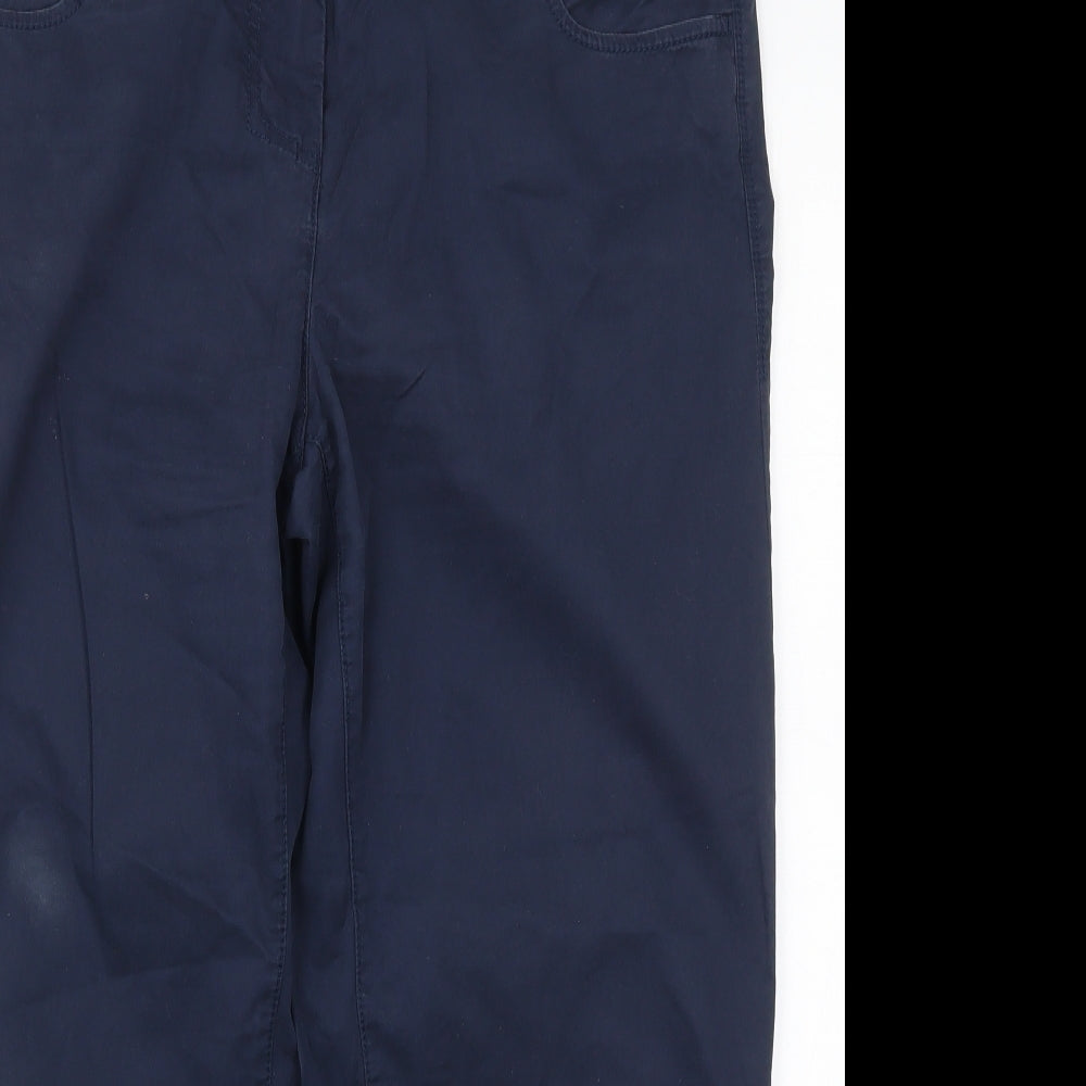 Womens UK Size 37 in NEXT Regular Fit  Blue Trousers