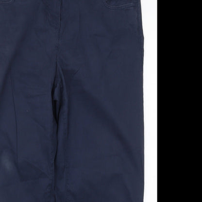Womens UK Size 37 in NEXT Regular Fit  Blue Trousers