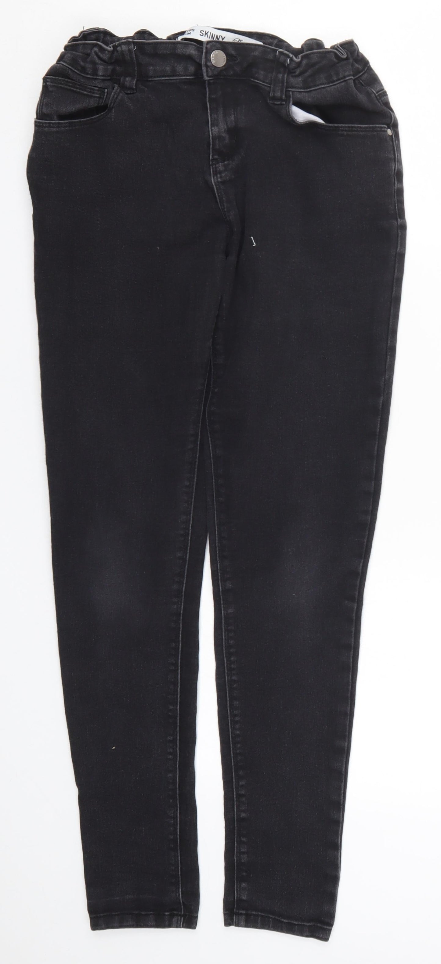 Denim Co Girls Black  Denim Skinny Jeans Size 13-14 Years