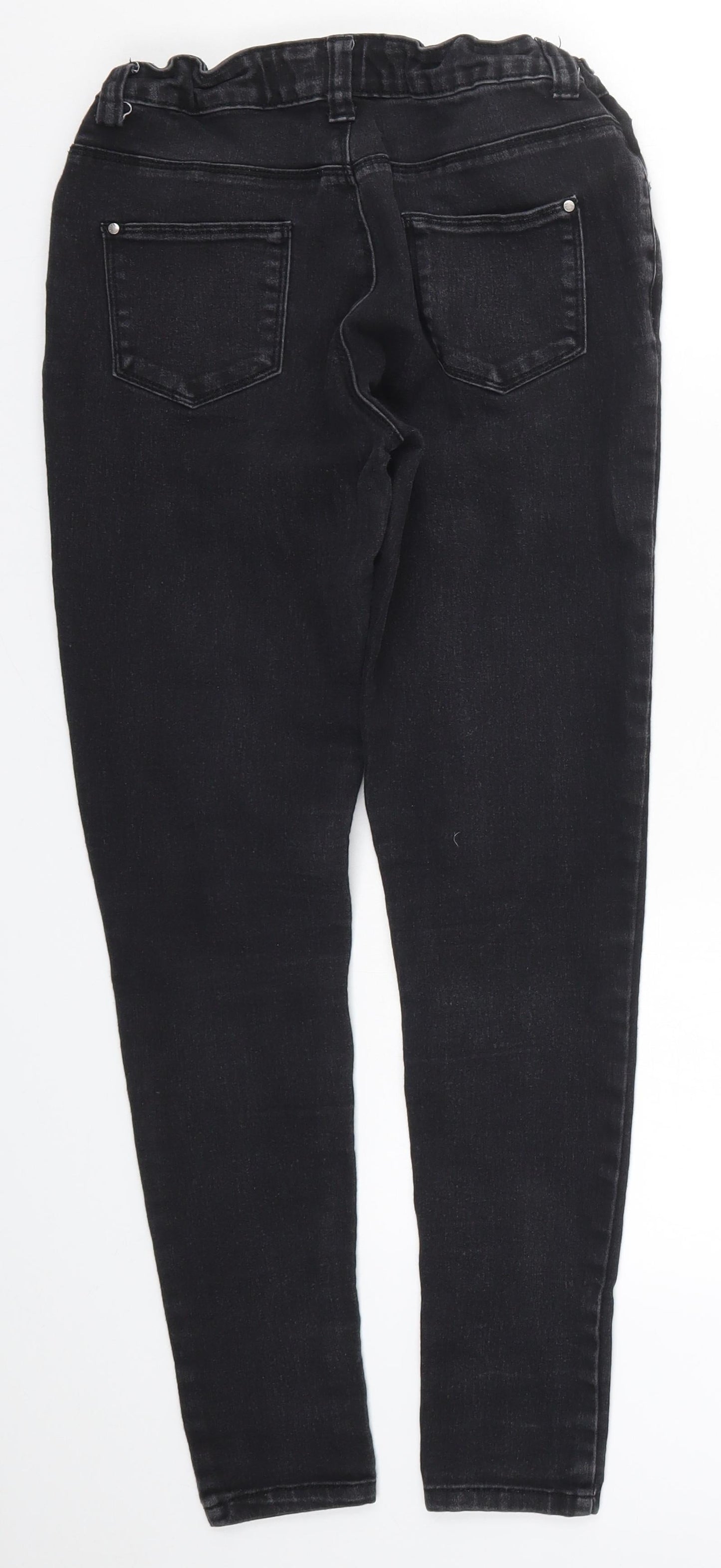 Denim Co Girls Black  Denim Skinny Jeans Size 13-14 Years