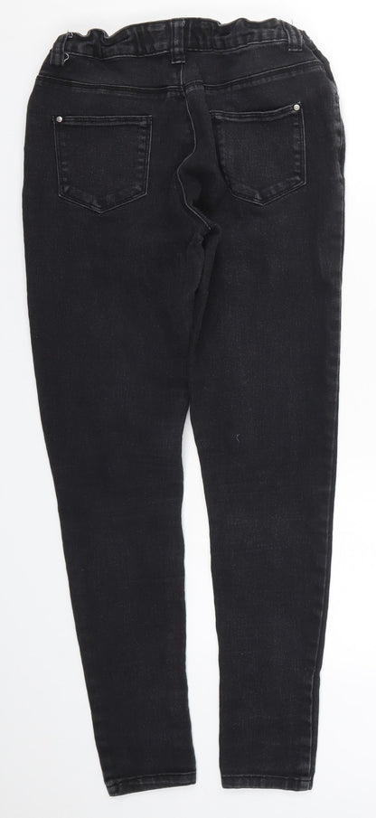 Denim Co Girls Black  Denim Skinny Jeans Size 13-14 Years