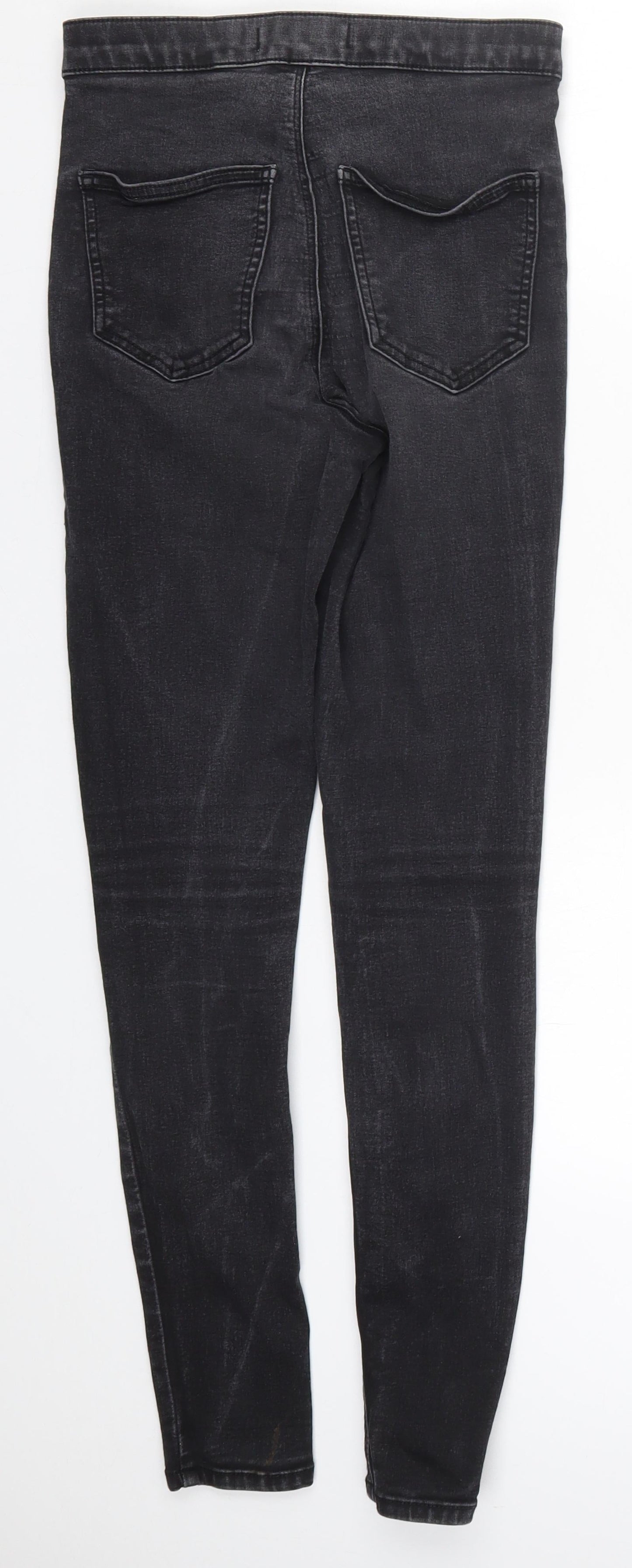 Topshop Womens Grey  Denim Skinny Jeans Size 28 in L28 in