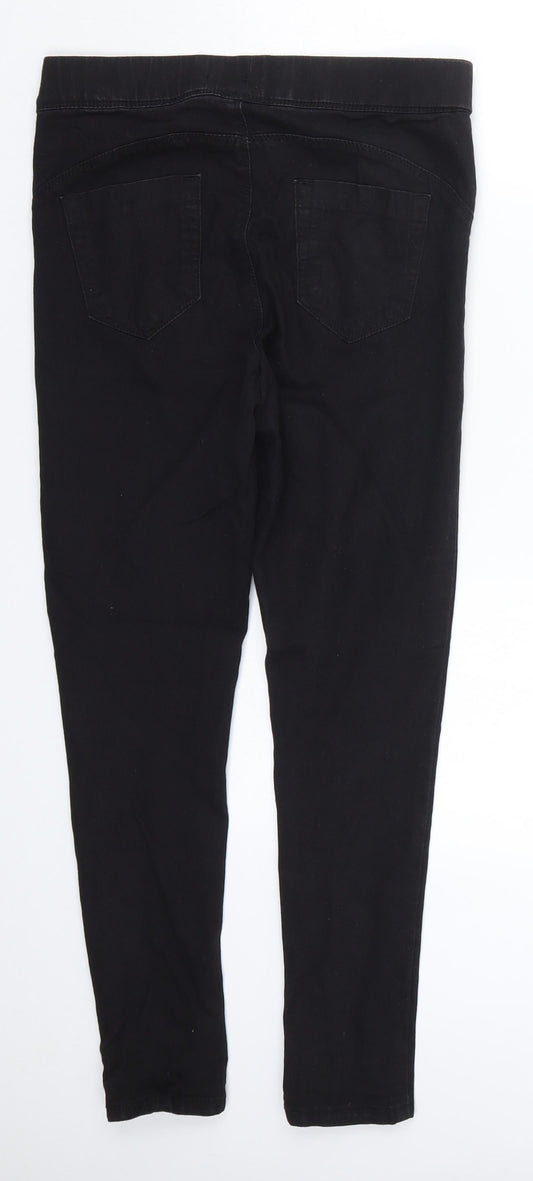 Denim Co Womens Black  Denim Jegging Jeans Size 10 L26 in