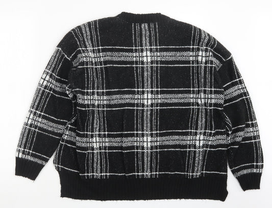 Womens UK Size XL Marks and Spencer Black Pullover Jumper