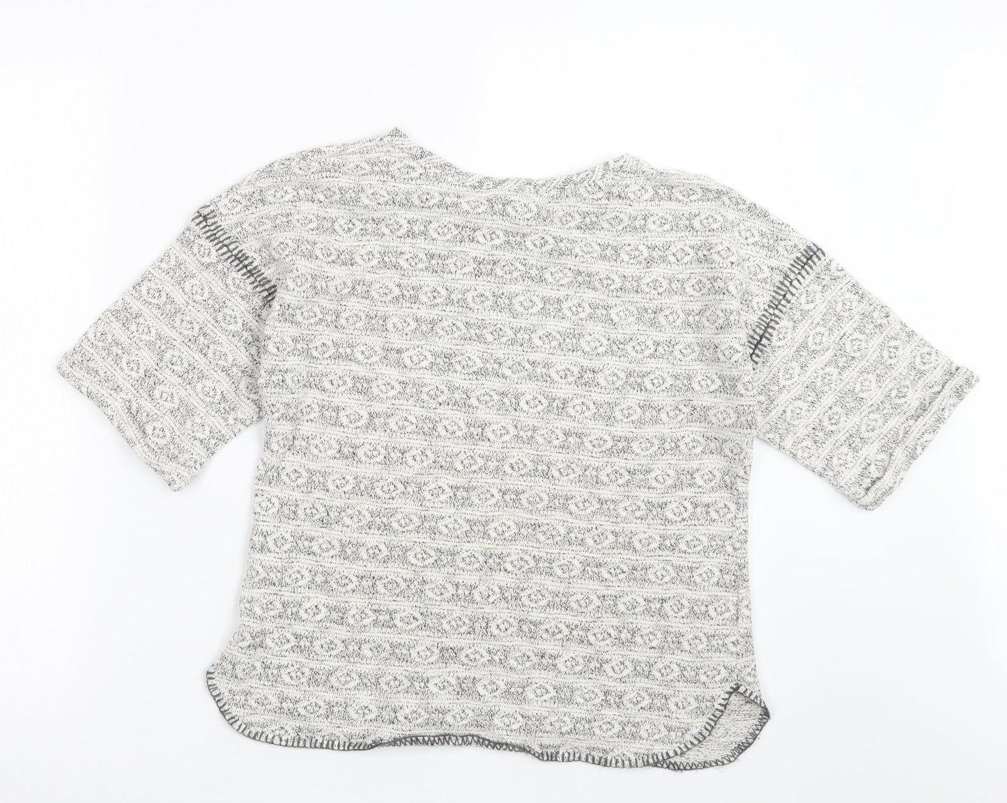 Womens UK Size 10 Topshop Beige Pullover Jumper