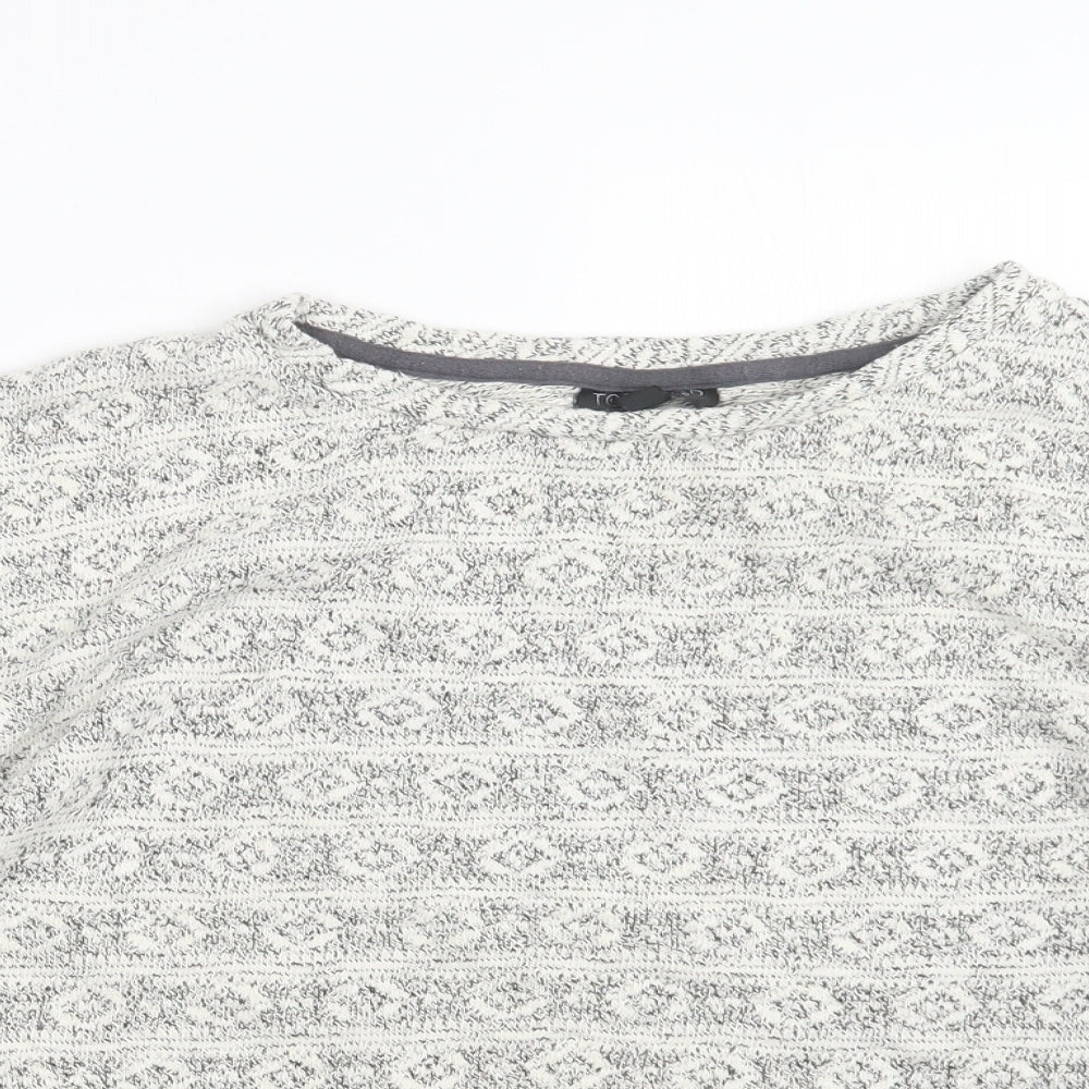 Womens UK Size 10 Topshop Beige Pullover Jumper