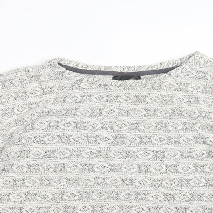 Womens UK Size 10 Topshop Beige Pullover Jumper