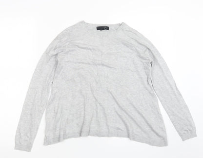 Womens UK Size 12 Atmosphere Grey Pullover Jumper