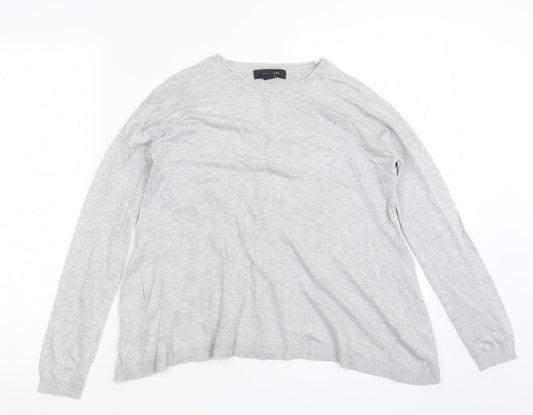 Womens UK Size 12 Atmosphere Grey Pullover Jumper