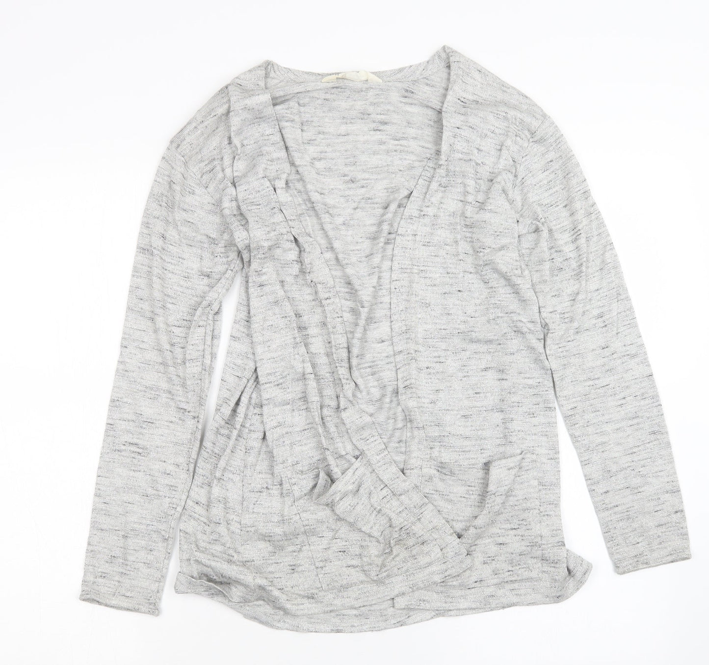 H&M Girls Grey   Cardigan Jumper Size 15 Years