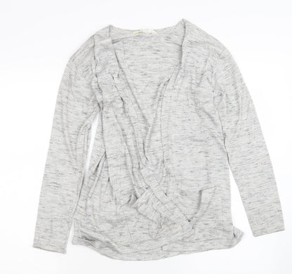 H&M Girls Grey   Cardigan Jumper Size 15 Years