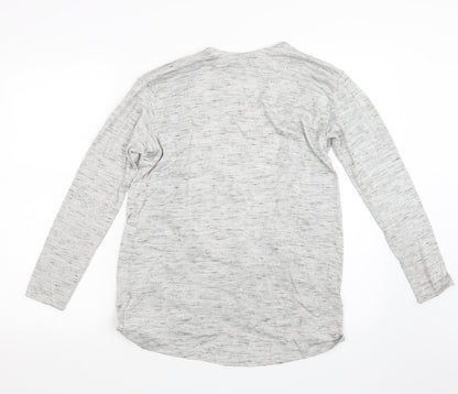 H&M Girls Grey   Cardigan Jumper Size 15 Years