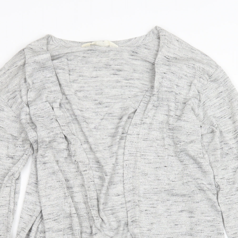 H&M Girls Grey   Cardigan Jumper Size 15 Years