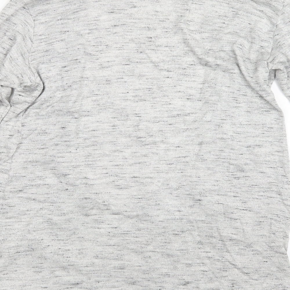 H&M Girls Grey   Cardigan Jumper Size 15 Years