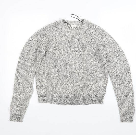 Womens UK Size M H&M Black Pullover Jumper