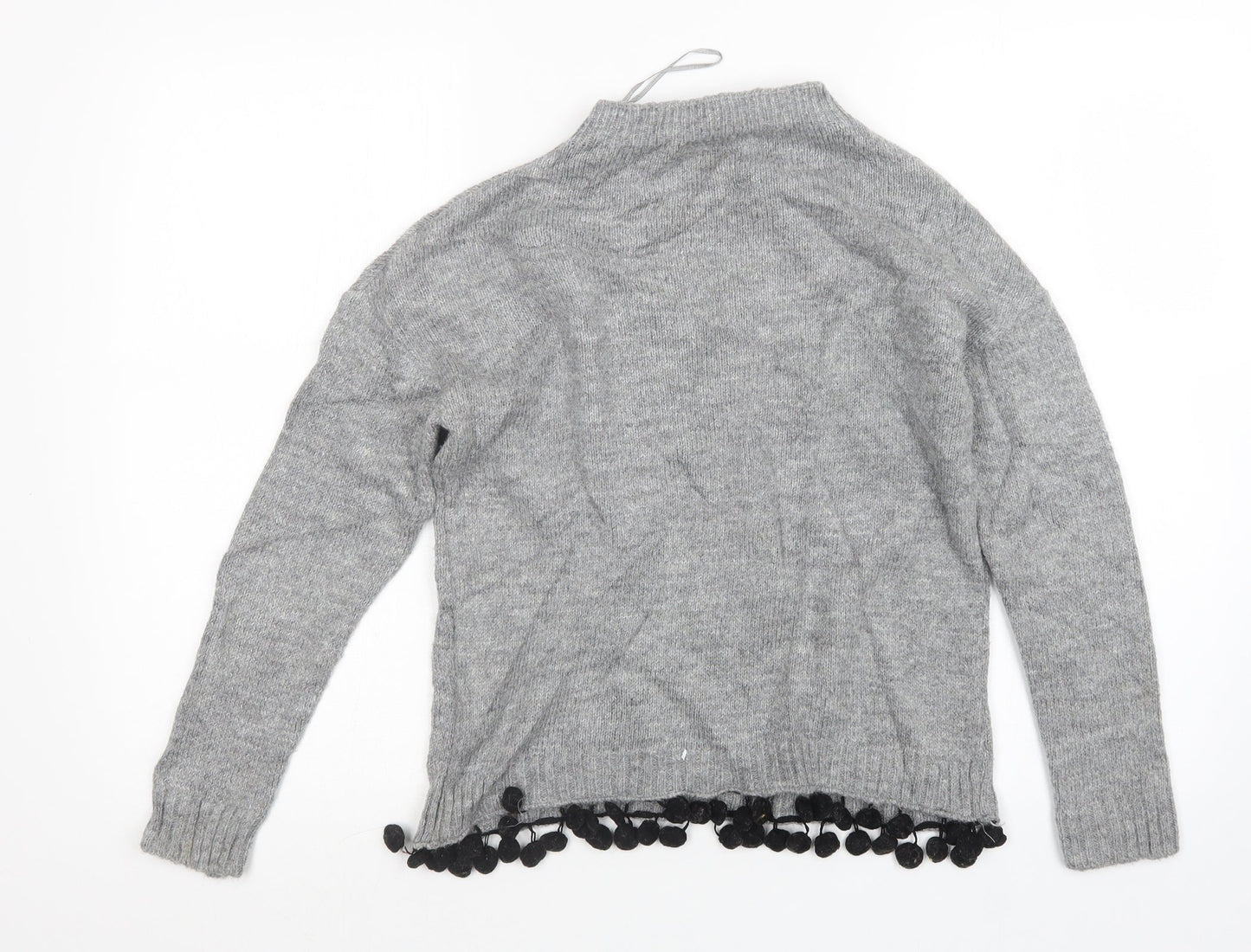 Primark Womens Grey  Knit Pullover Jumper Size 4