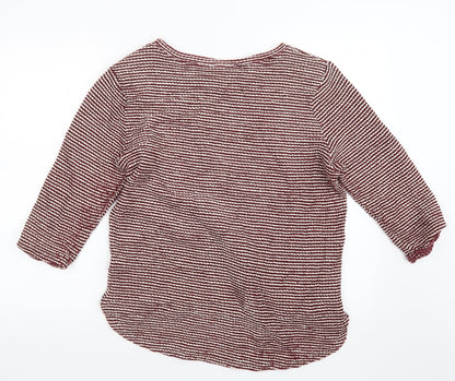 Womens UK Size M H&M Red Pullover Jumper