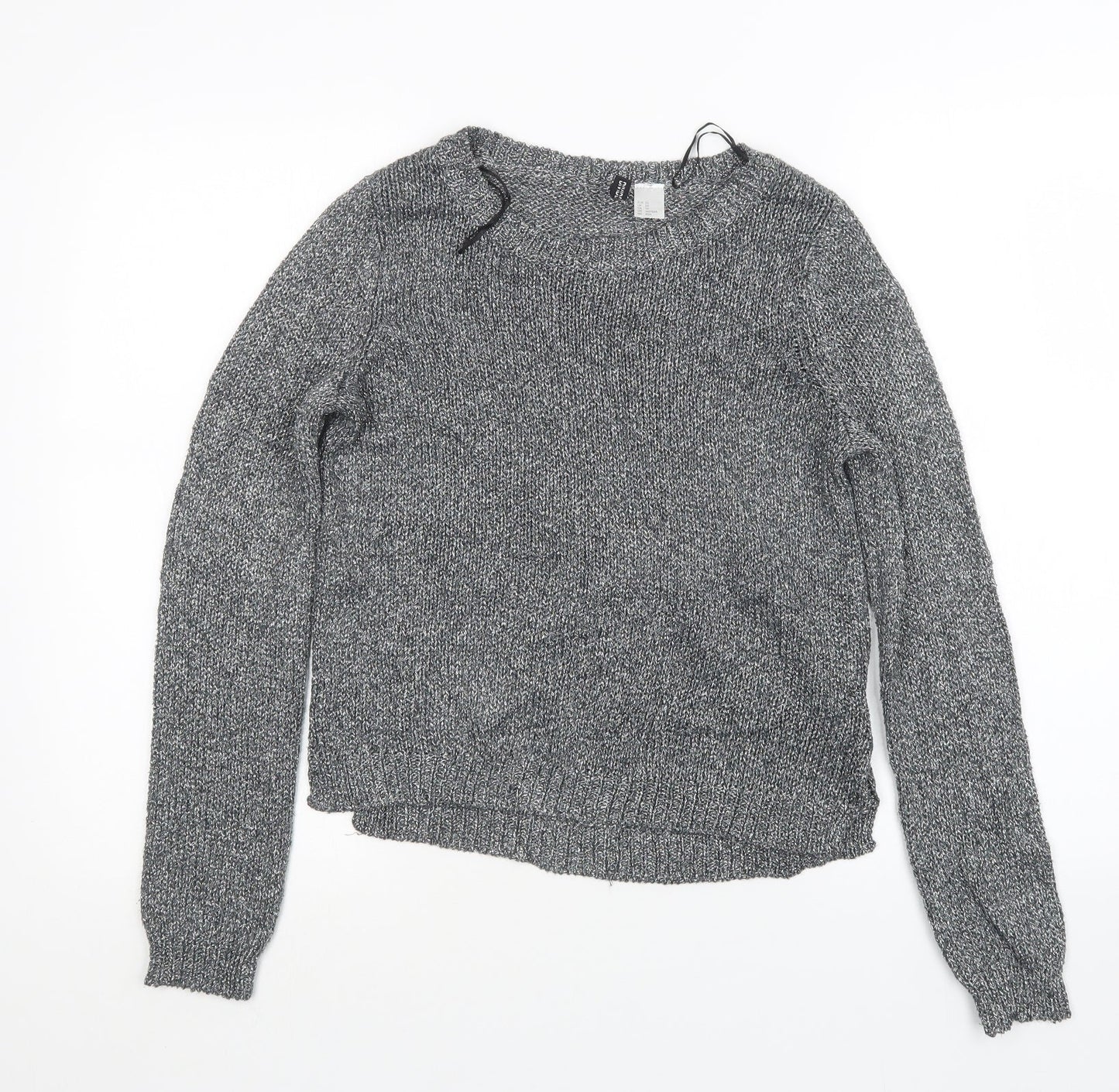 Womens UK Size XS Divided by H&M Grey Pullover Jumper