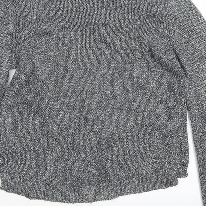 Womens UK Size XS Divided by H&M Grey Pullover Jumper