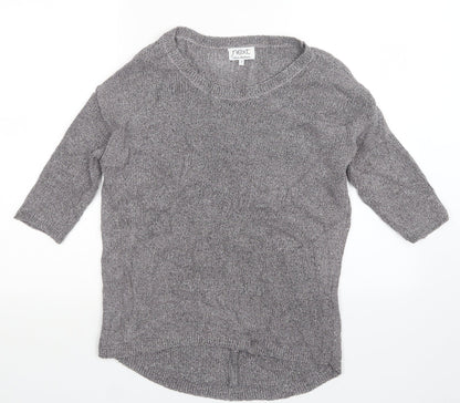 Womens UK Size 10 NEXT Grey Pullover Jumper
