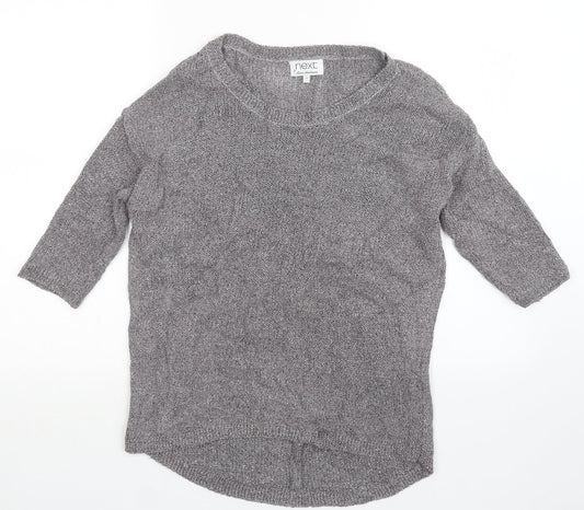 Womens UK Size 10 NEXT Grey Pullover Jumper