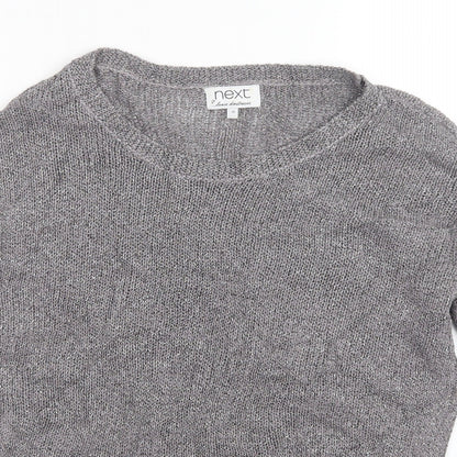 Womens UK Size 10 NEXT Grey Pullover Jumper