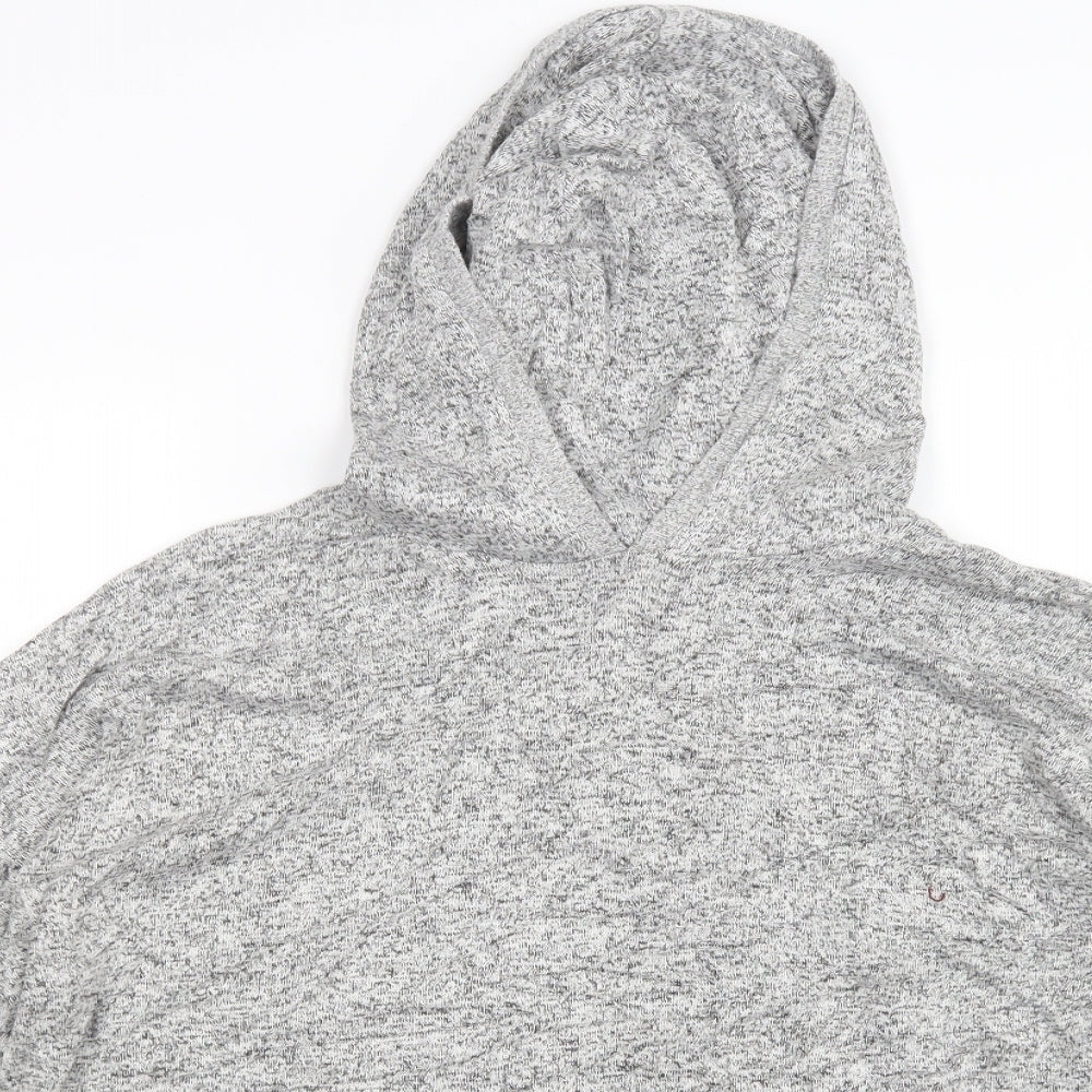 Close-up detail of Next women’s grey geometric top one piece, size UK 10
