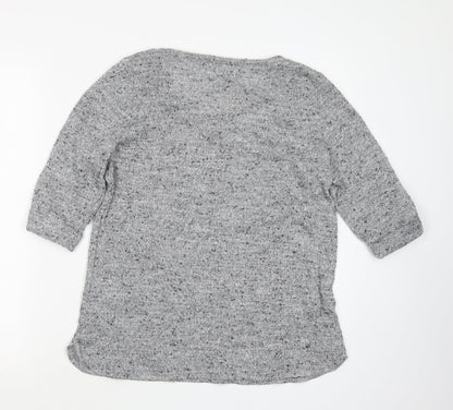 Womens UK Size 14 New Look Grey Pullover Jumper