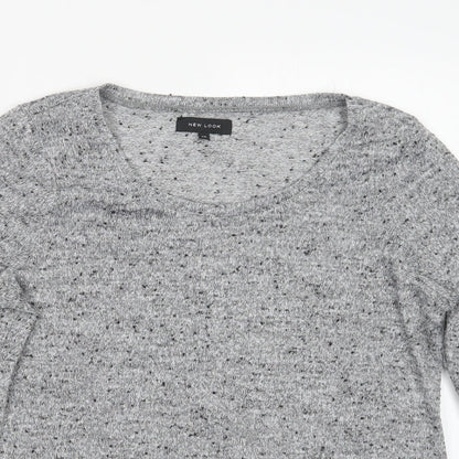 Womens UK Size 14 New Look Grey Pullover Jumper