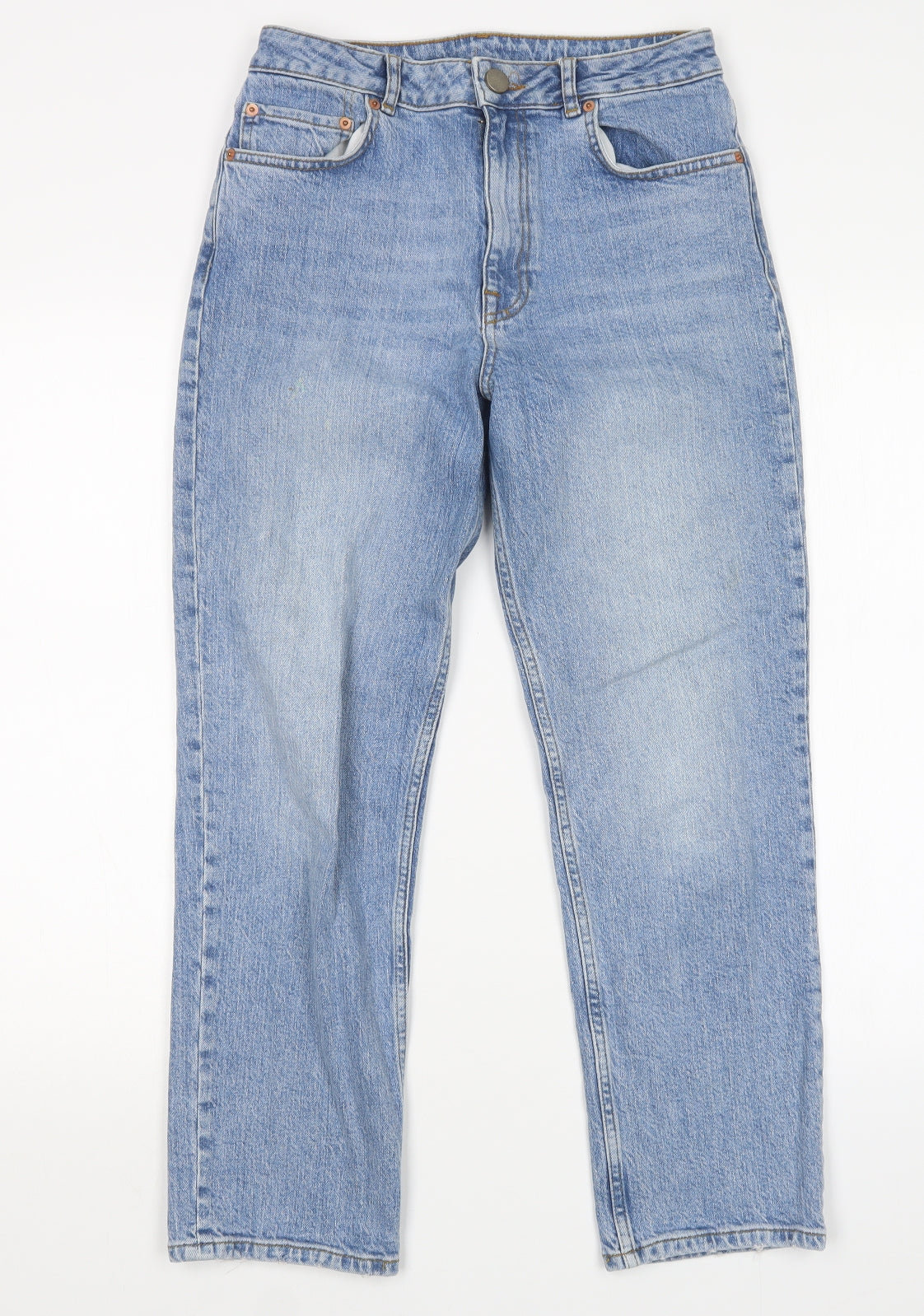 ASOS Mens Blue  Denim Straight Jeans Size 26 in L26 in