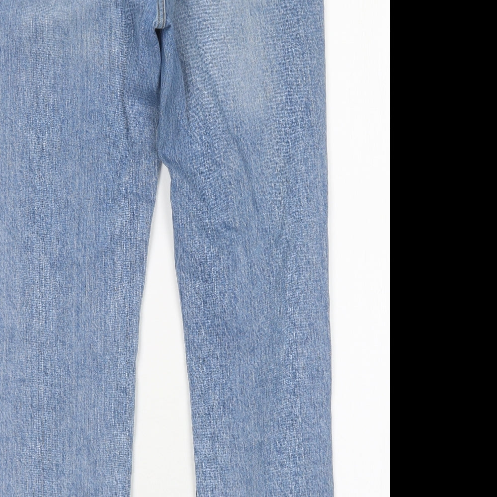 ASOS Mens Blue  Denim Straight Jeans Size 26 in L26 in